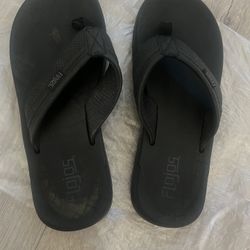 Flojos Men's Levee Flat Sandal used Sz 9 