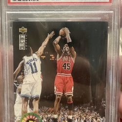 MEGA RARE Psa 10 1995 Michael Jordan Collector Choice 