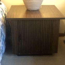 Vintage Mid-Century Modem Walnut Storage Cabinet