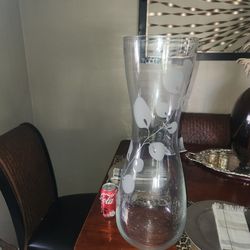 Large Crystal Vase