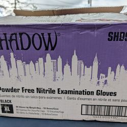 Nitrile case of large and xl gloves