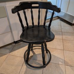 Wooden Bar Stool  Swivel Chair