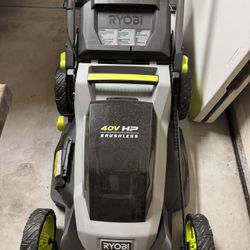 RYOBI 40V HP Brushless Lawn Mower Only Used Twice 