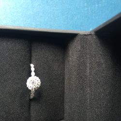 Wedding Set White Gold 10k Engagement Ring And Wedding Ring 