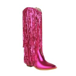 Pink boots