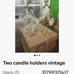 Two Candle holder