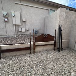 4 Post Bed Frame 1950s