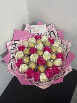 Soap Rose Mothers Day Ramo