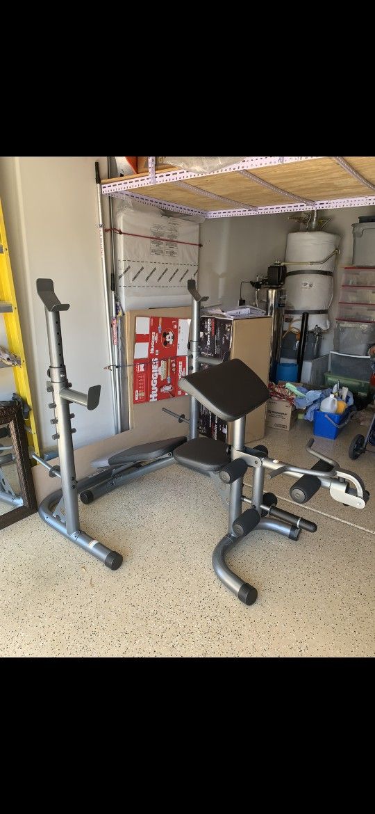 Weider Squat Rack And Bench Press