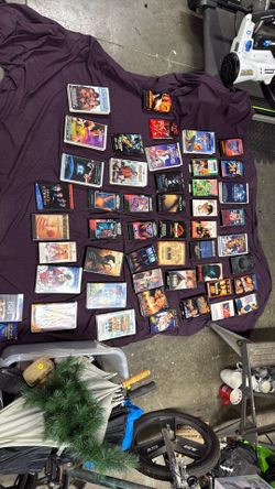 VHS And DVDs For Sale 