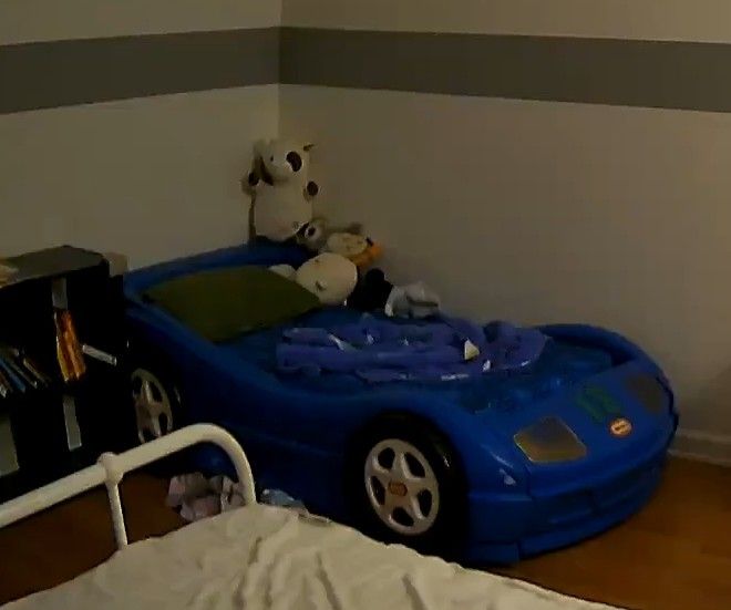 Toddler Bed - Race Car - With Toddler Mattress
