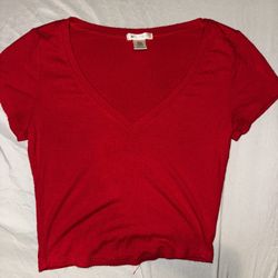 Red Bozzolo Top
