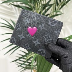 Men Gray wallet monogram