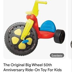 Big Wheel Trycicle Original For Kids