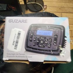 GUZARE- GR306 Watertight All-Terran Bluetooth Multimedia System 