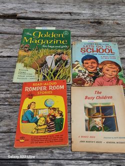 Group of Old Vintage Children's Books