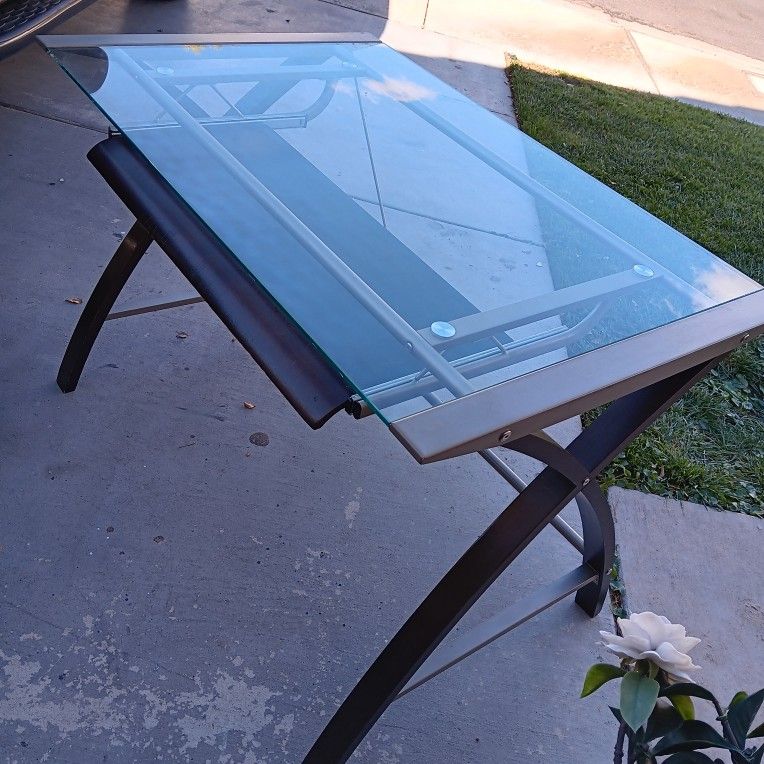 Modern Glass Computer Desk