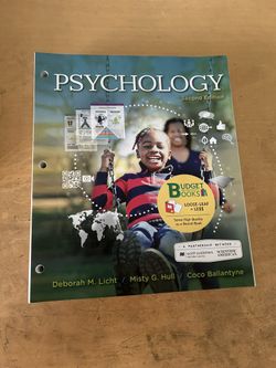 Psychology by Deborah M. Licht, Misty G. Hull, and Coco Ballantyne(Worth Publishers & Scientific Am)