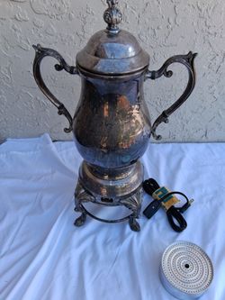 Automatic Electric Coffee Maker Sliverplate