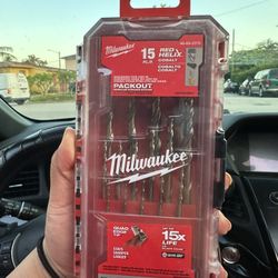 HARD METAL Cobalt Red Helix Drill Bit Set for Drill Drivers (15-Piece)