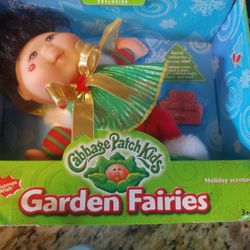Cabbage Patch Kids Winter Holly Garden Fairies/Poinsettia Garden Fairy