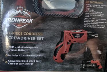 Cordless Screwdriver Set