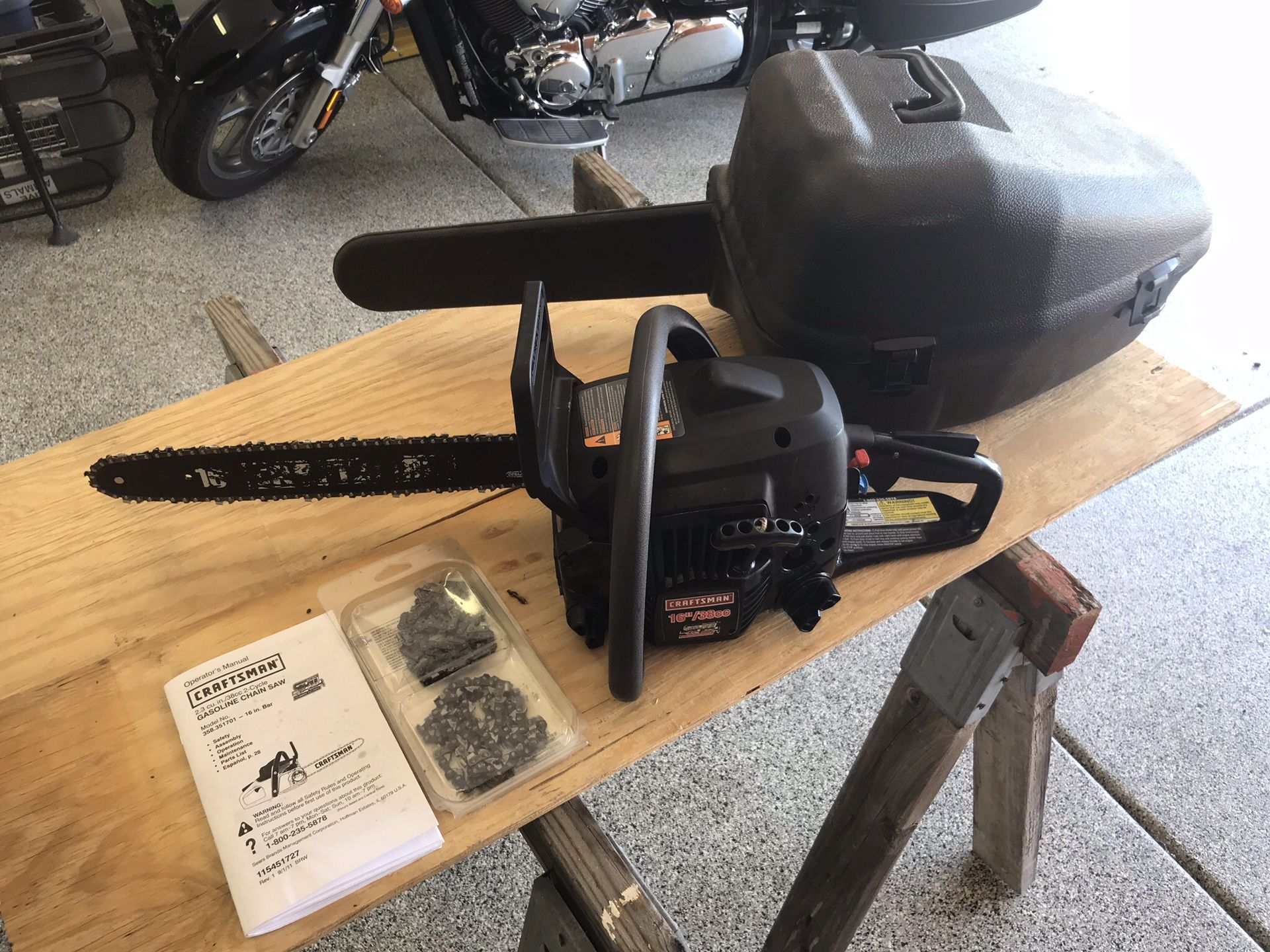 Craftsman 38cc 16” Chainsaw