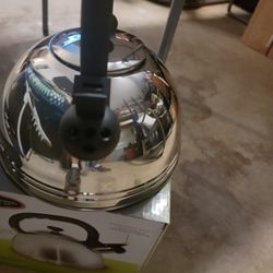 Three Quart Stainless Steel Whistling Tea Kettle