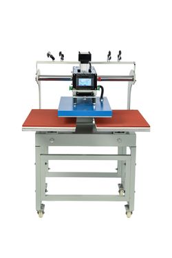 HY-4060-ED2-L 16x24 Electric Up-Sliding Dual-Platen Heat Press Machine with Infrared Positioning