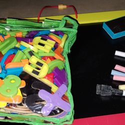 Abc 123 magnetic Board white board and chalkboard