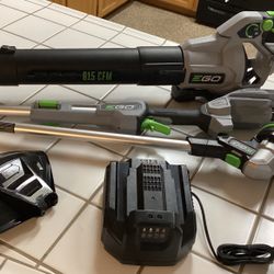 EGO 56-V Trimmer & Leaf blower & Charger