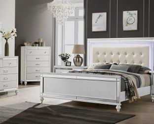 Valentino Silver Bedroom - Queen Size