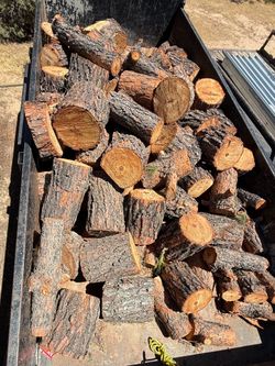Un -split firewood  approximately one cord