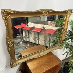 Vintage Mirror Large Ornate