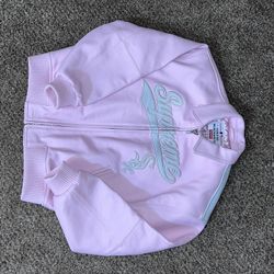 Size MEDIUM! Supreme x Chicago White Sox Leather Varsity Jacket Pink 