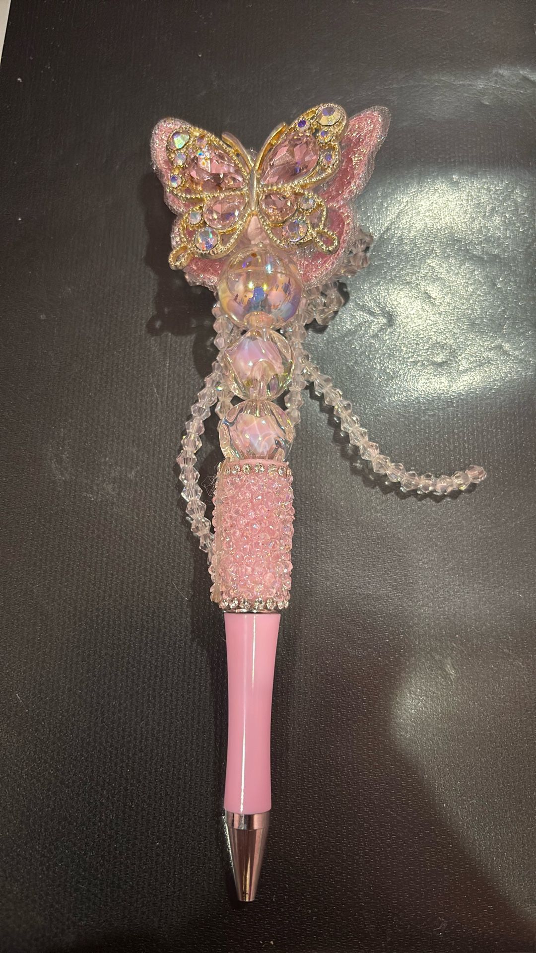 Pink Butterfly Pen