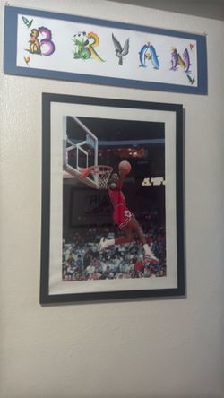 Michael Jordan Frame Portrait
