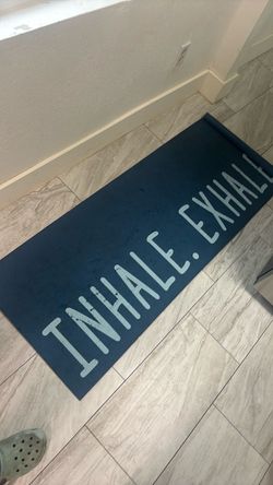 Dark Blue Yoga Mat – Inhale Exhale
