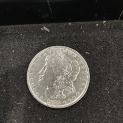 1888 Silver Slightly Circulated Morgan Dollar In Excellent Condition 269