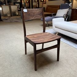 Retro Walnut Dining Chair