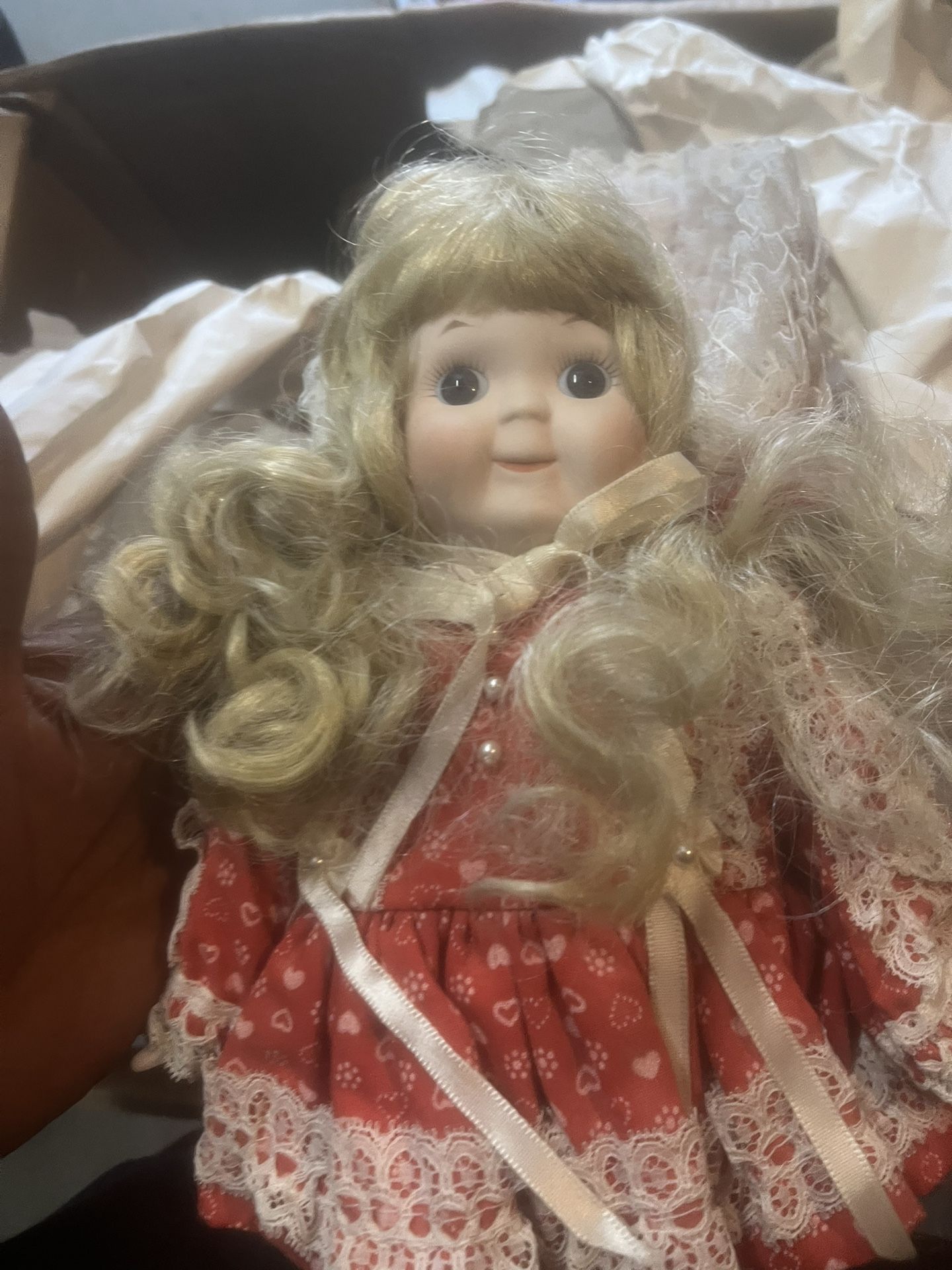 Vintage Porcelain Doll