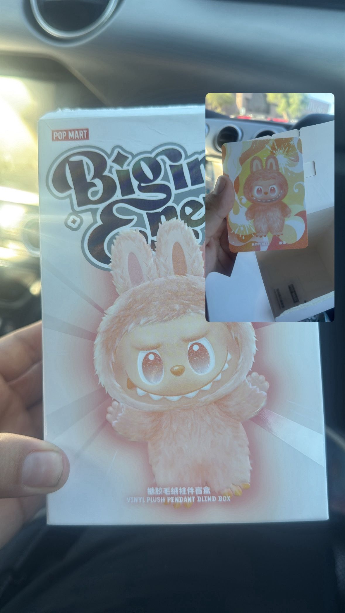 Labubu Happiness PEACH COLOR