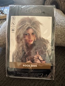 Rock, diva wig