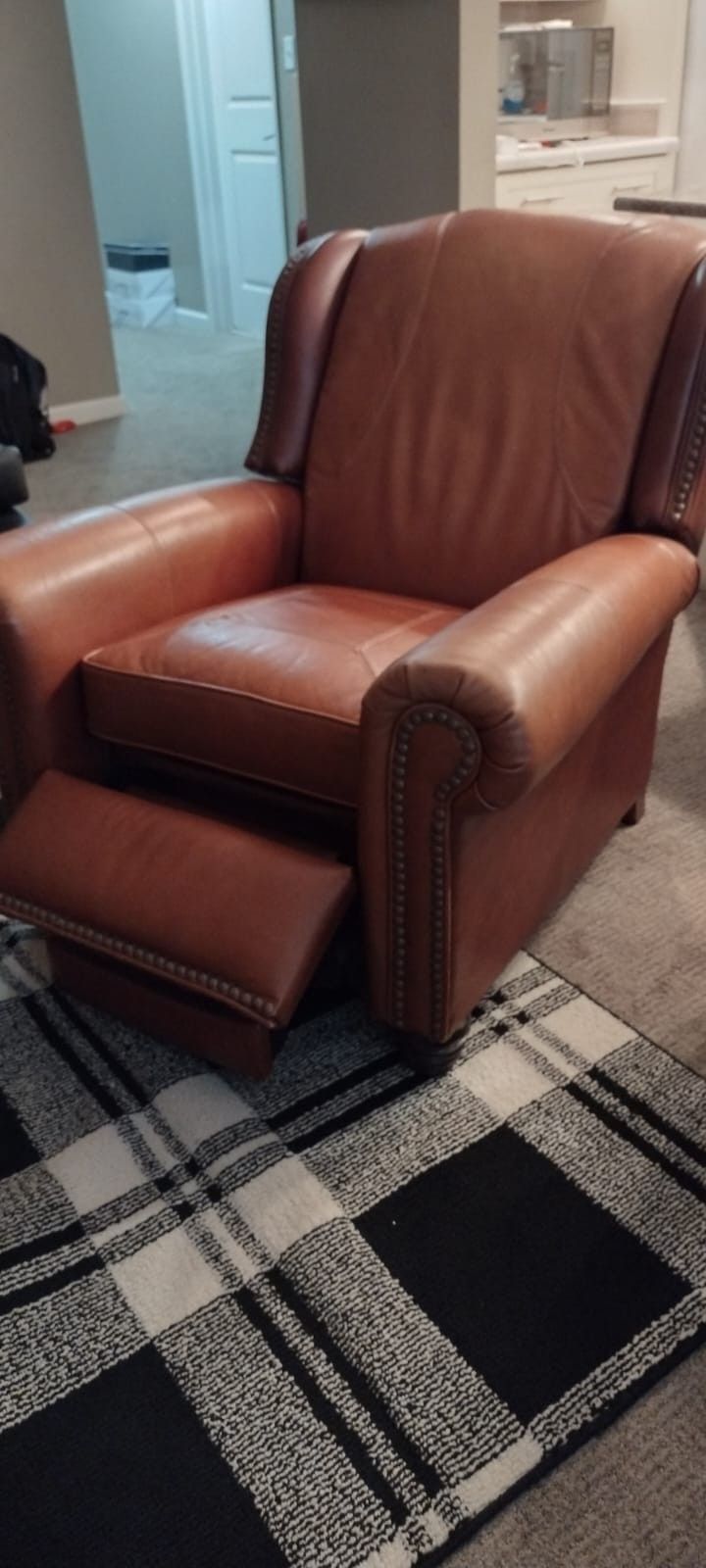 Red Brownish Recliner 