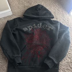 Sp5der Rhinestone Hoodie 
