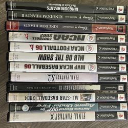 Bundle Of PS2 Games