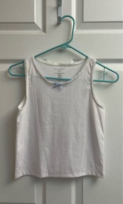 Brand new Girls white sleeveless top size XL 14 Kids