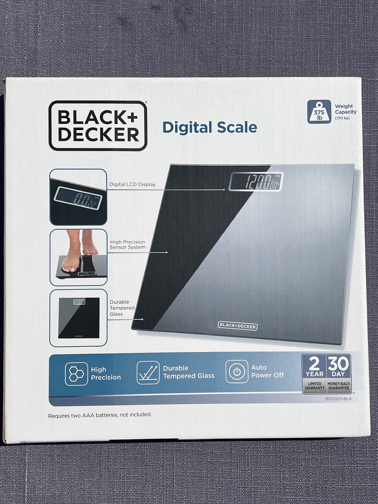 Black & Decker Digital Bathroom Scale