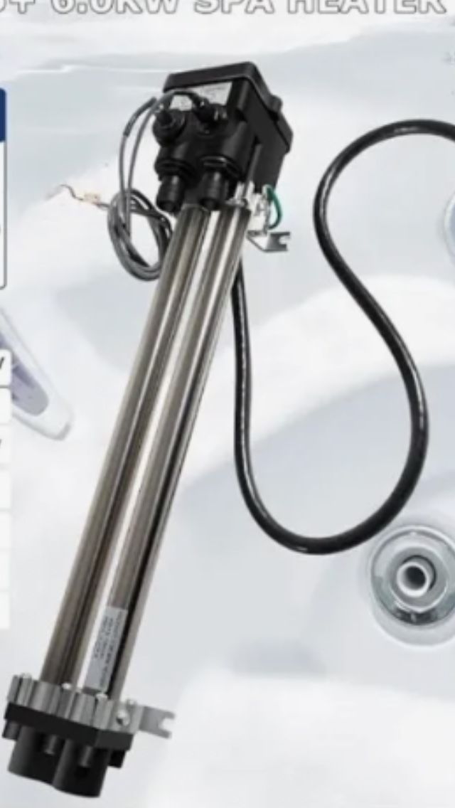 Titanium Double- Barrel Low-flow Heater with Sensors