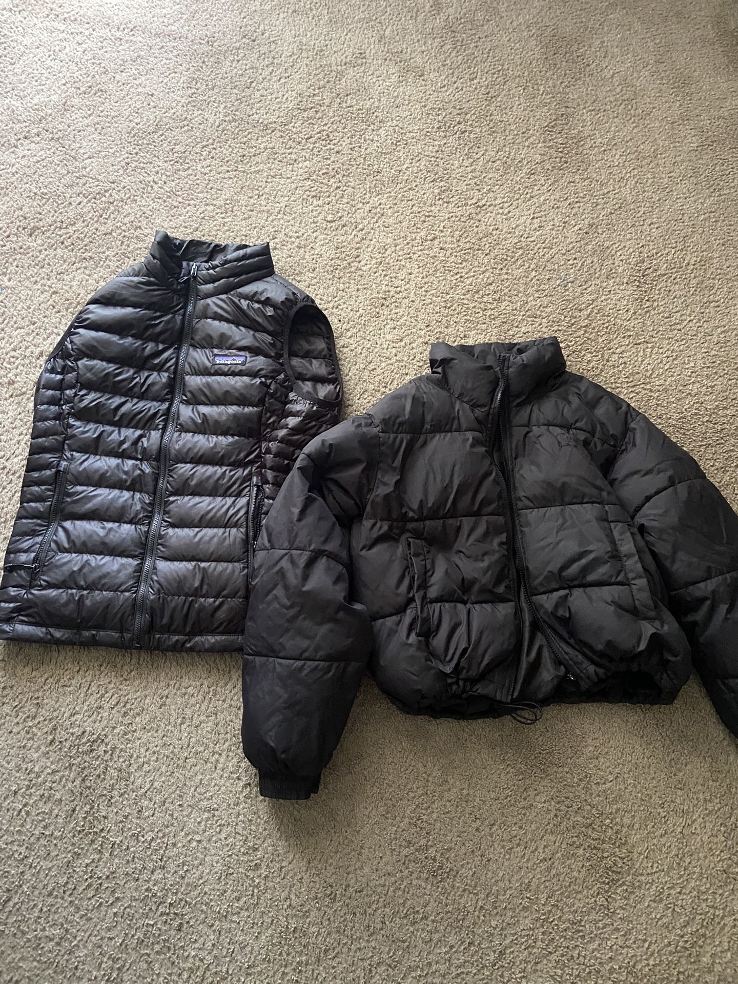 Patagonia Puffer Vest And  Dazy Puffer Jacket 